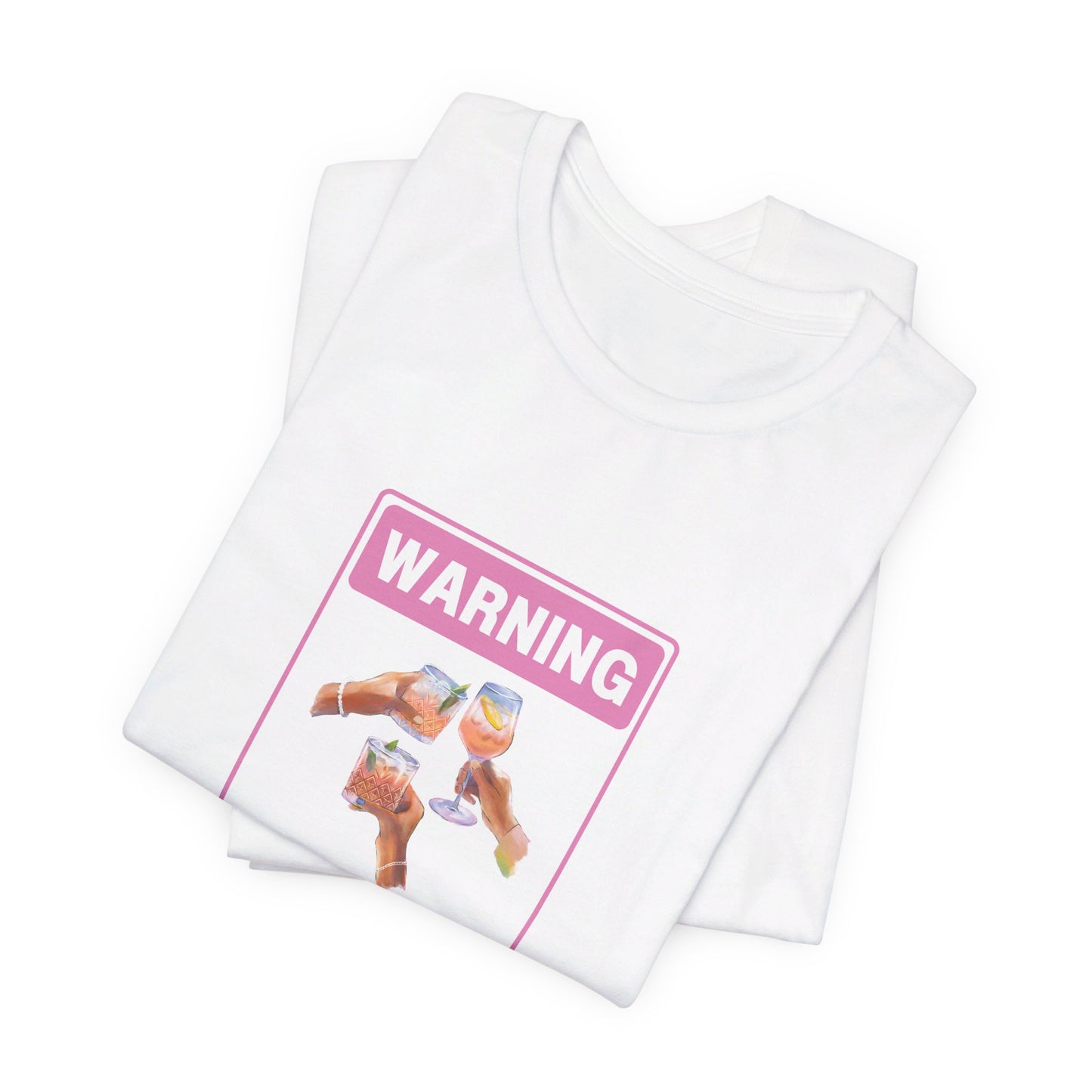 πΊπ Unleash Your Inner Party Animal with Our "Warning I Dance on Tables" T-Shirt! ππΊ Short Sleeve Tee