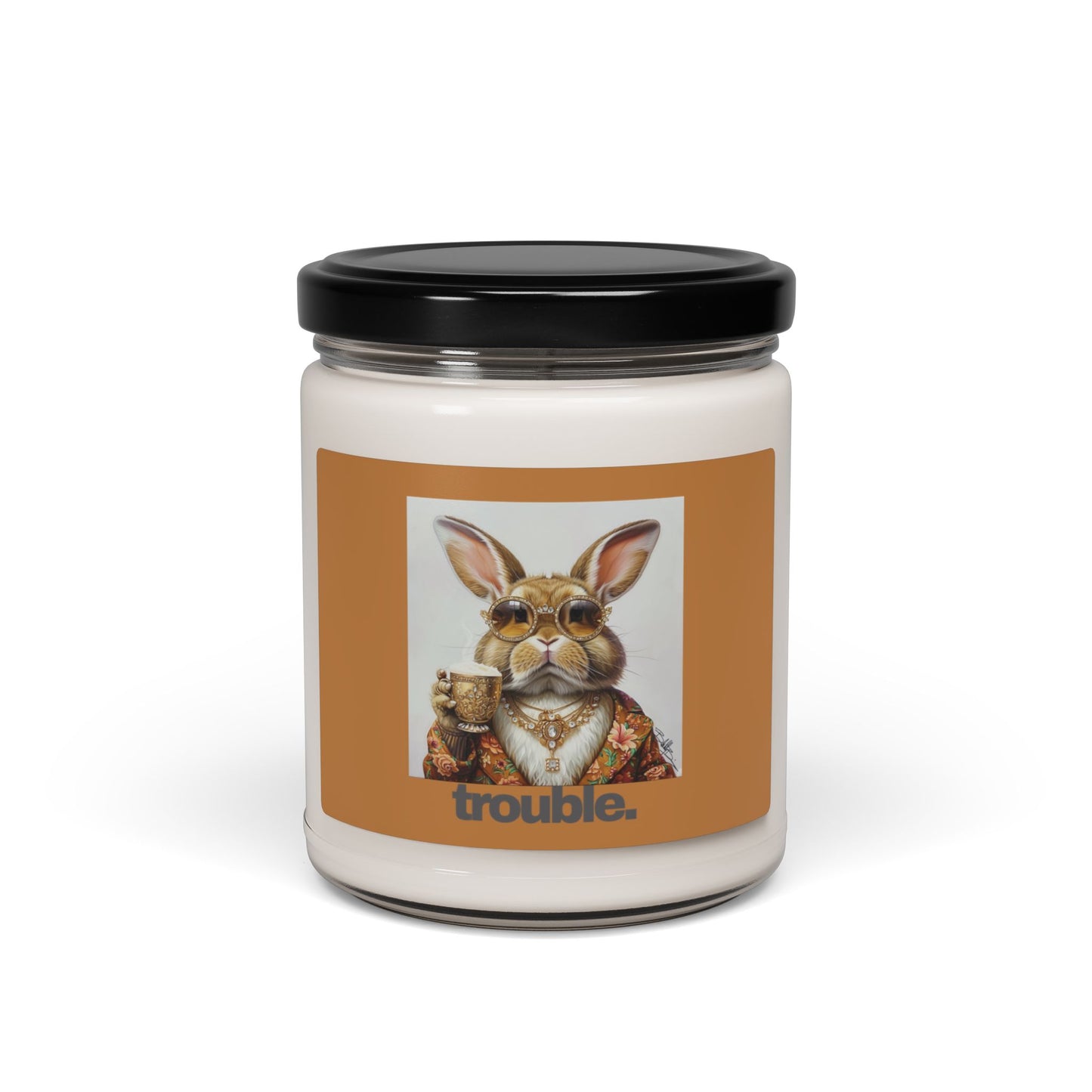 "Trouble" Bunlife Scented Soy Candle, 9oz -