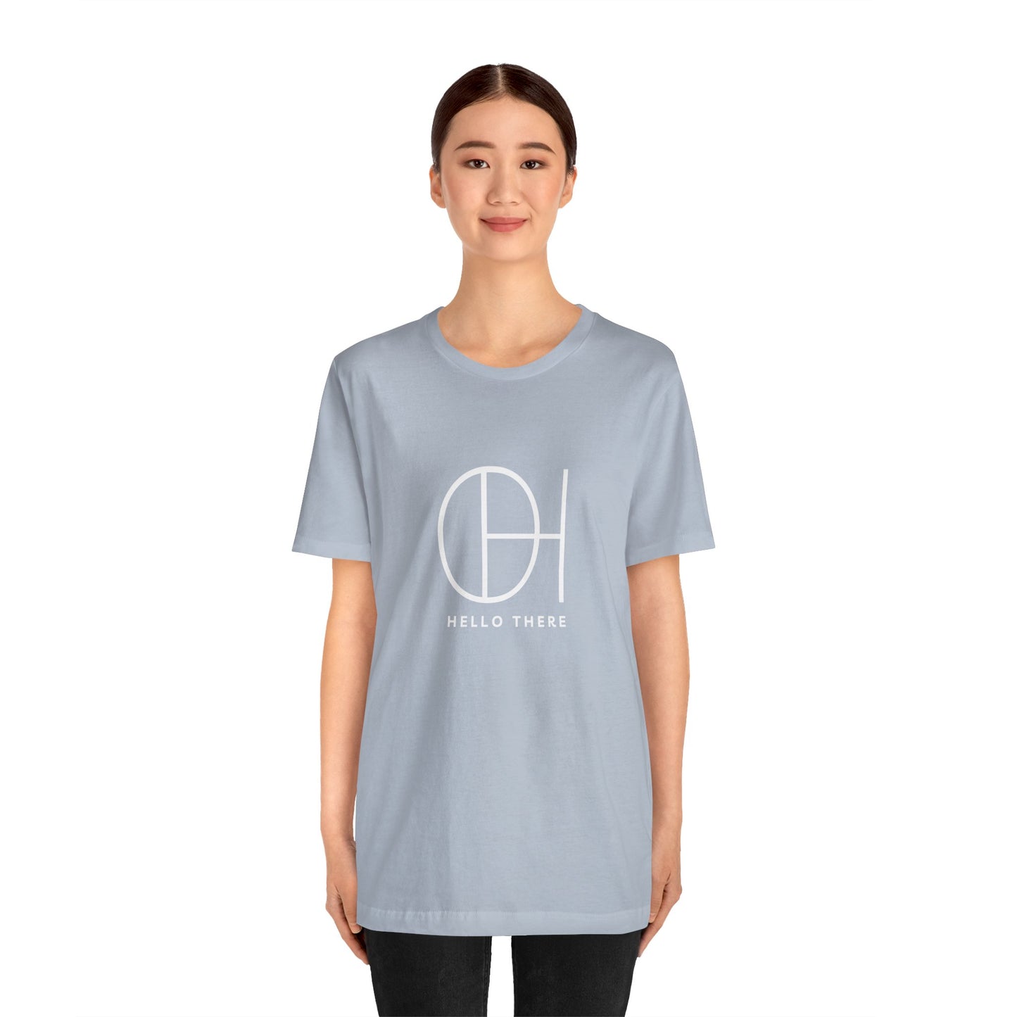 Copy of "Oh, Hello There" by Blakely Bering Unisex Jersey Short Sleeve Tee