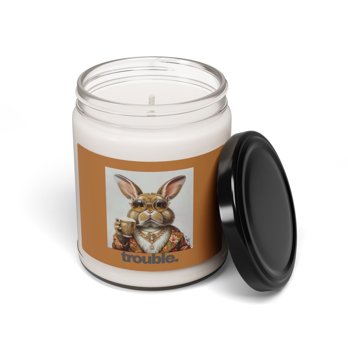 "Trouble" Bunlife Scented Soy Candle, 9oz -