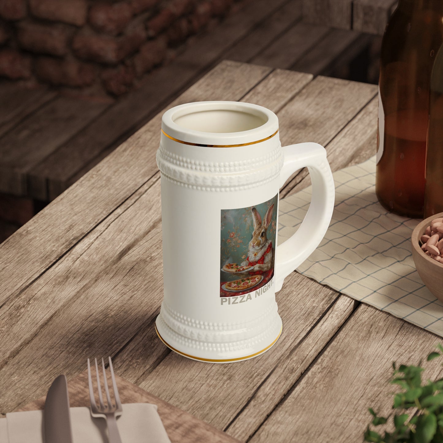 Pizza Night Stein Mug