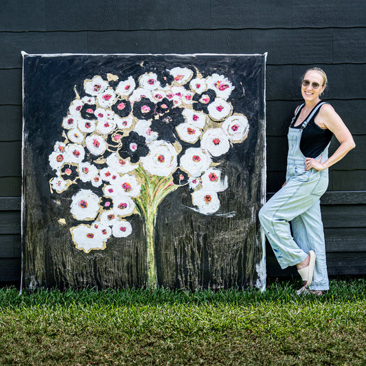 The Garden is in Bloom - 68x68